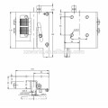 Piezas de ascensor / engranaje de seguridad progresivo / piezas para elevador-serie 210